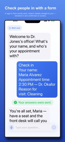 Hello Steve — AI Assistant iPhone screenshot