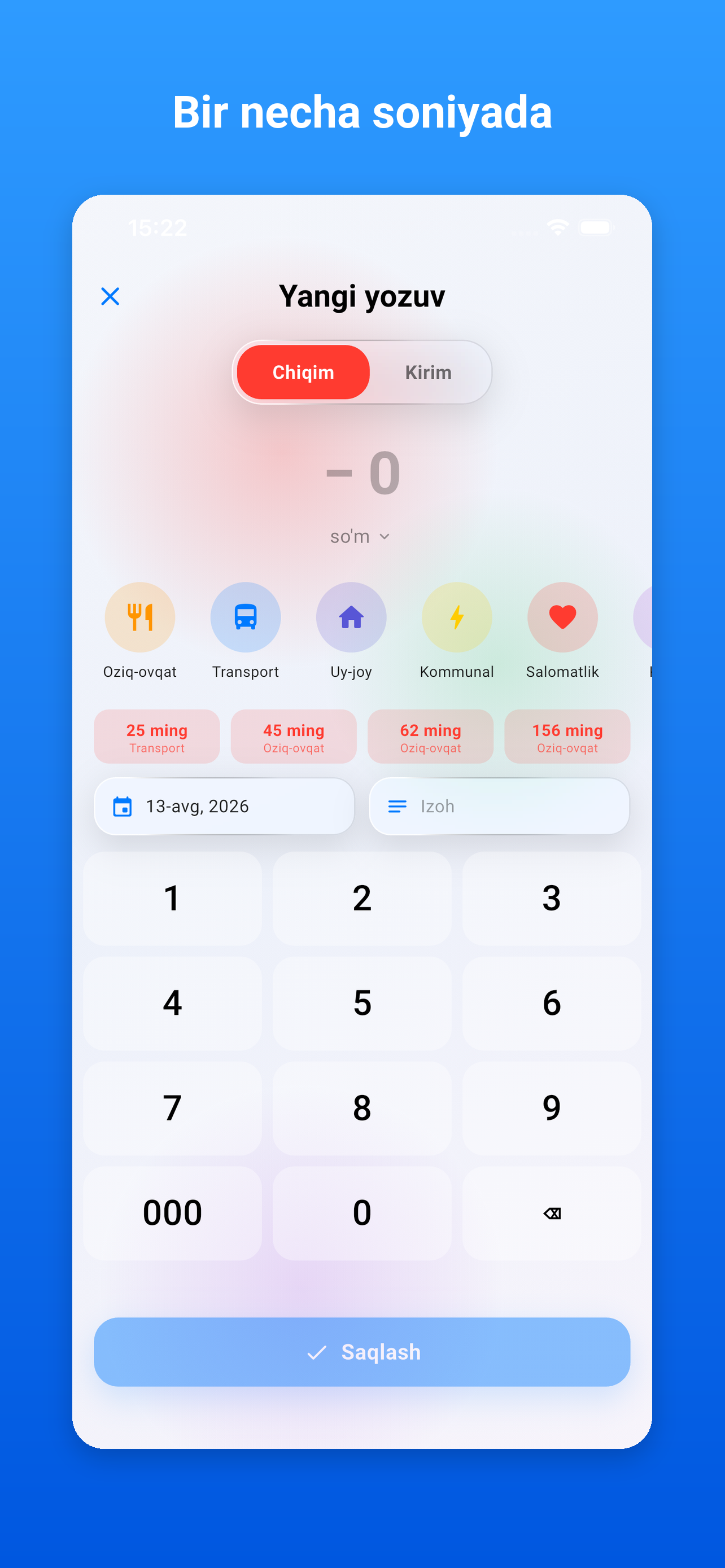 Budgetto screenshot 4