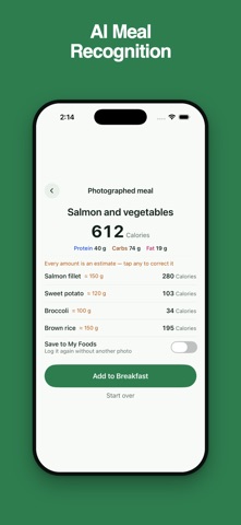 Tare - Calorie Protein Tracker Screenshot 7 of 7
