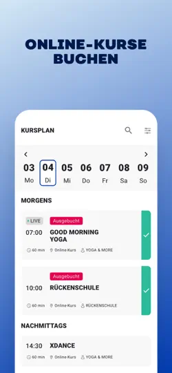 Screenshot von Hansefit auf dem iPhone 6