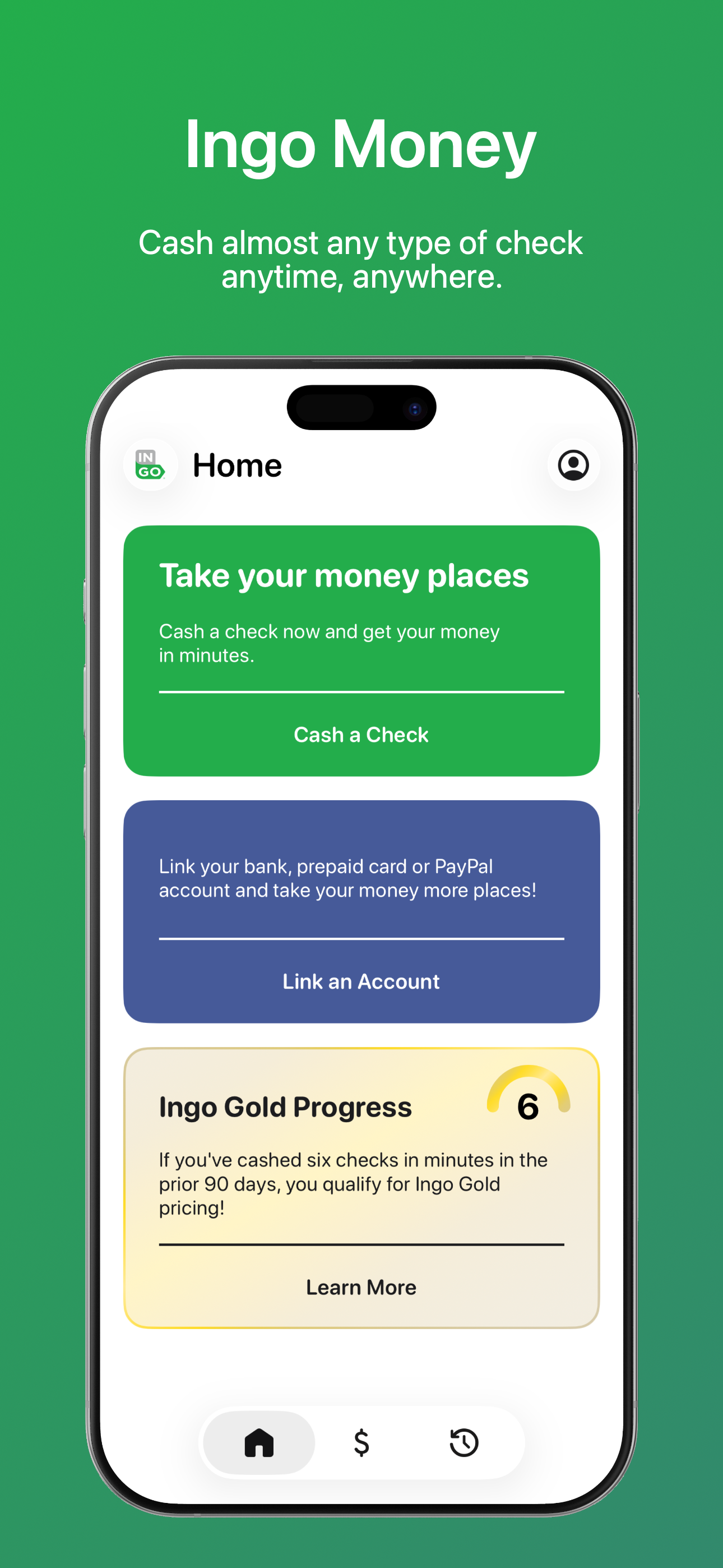 Ingo Money - Cash Checks