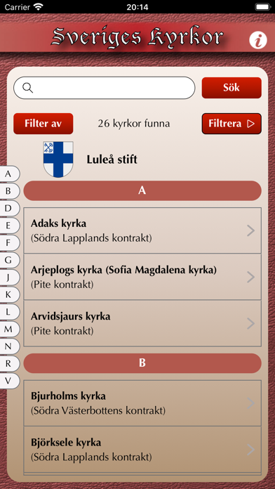 Swedish Churches Screenshot