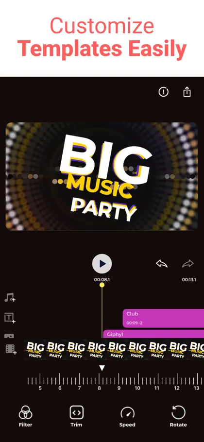 Screenshot 3 di 4 di Intro Maker for YouTube video
