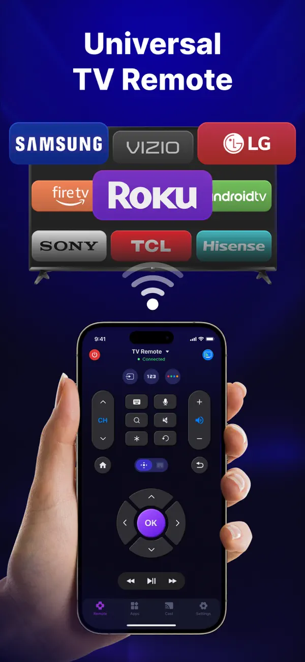 Screenshot #1 pour Smart TV Remote  for All TVs