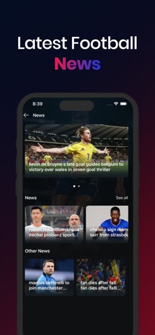 SoccerFly Live Football Scores screenshot