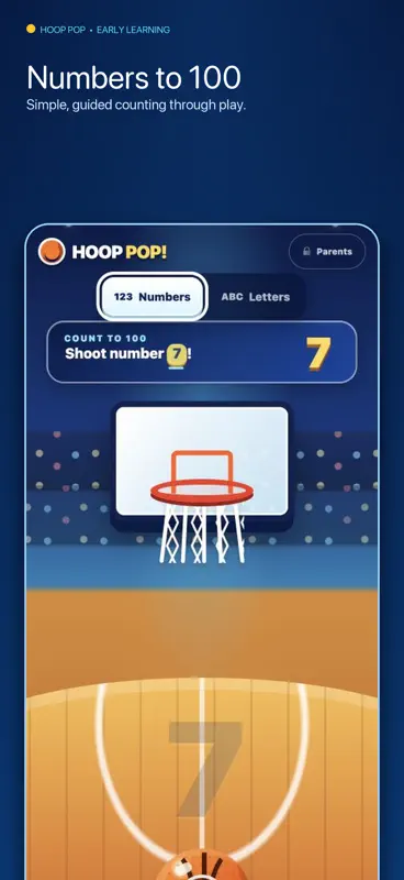Hoop Pop: ABCs & 123s screenshot 1 of 5