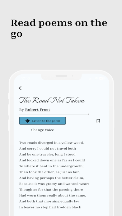 Poetry Pocket - daily poems Screenshot