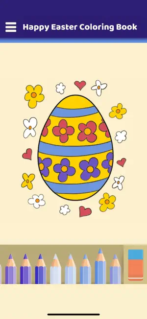 Happy Easter Coloring Book screenshot 4