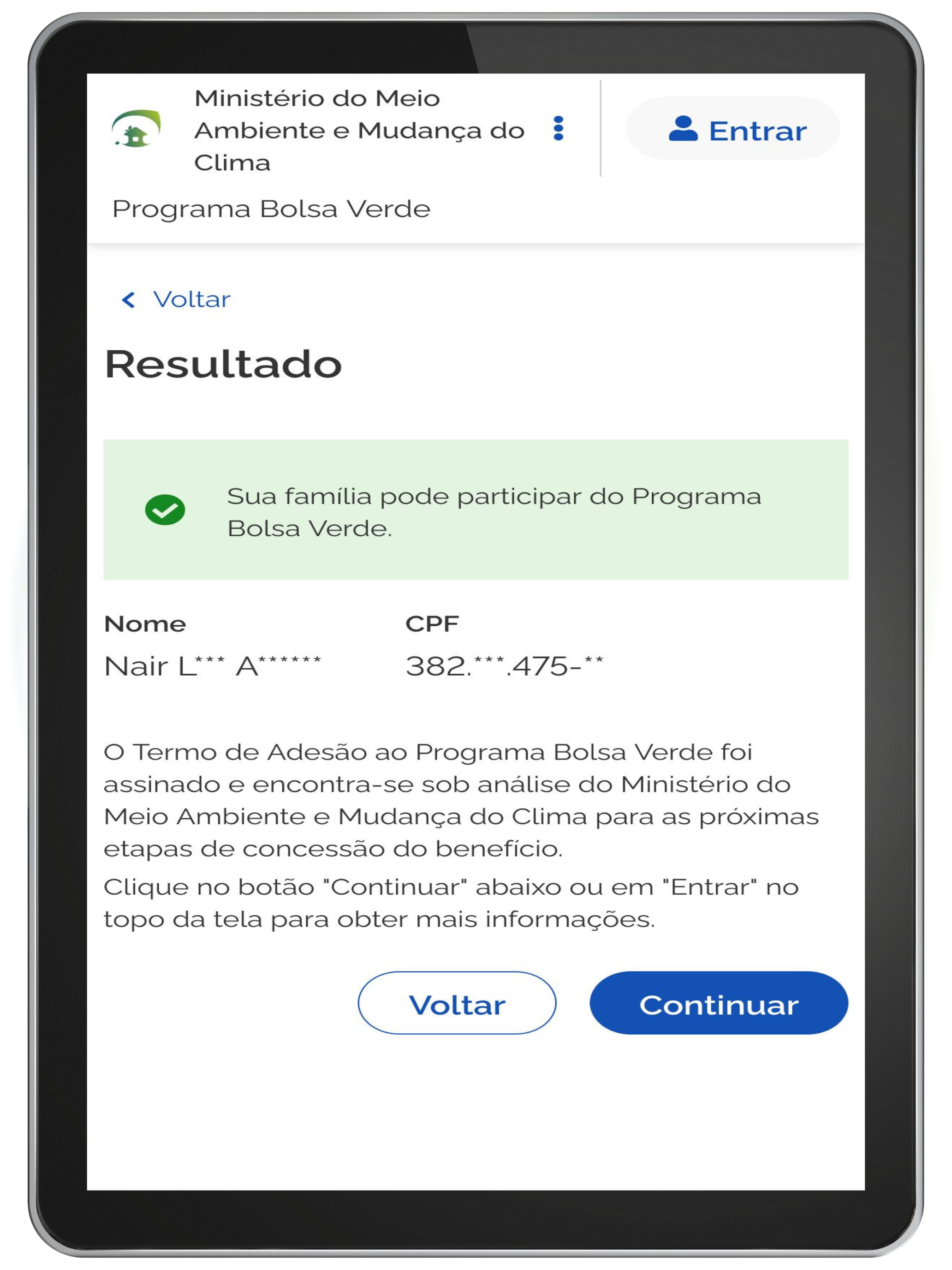 Bolsa Verde Cidadão