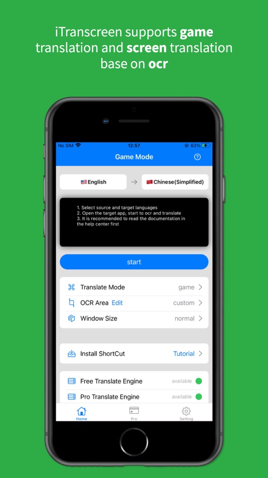 #4. iTranscreen-Screen Translator (iOS) Podle: 启盛 罗