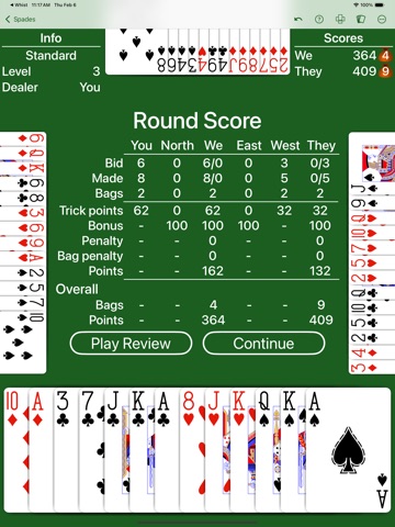 Spades - Expert AI iPad screenshot