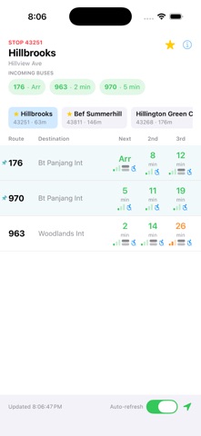 SG Bus Arrivals Screenshot 3 of 6