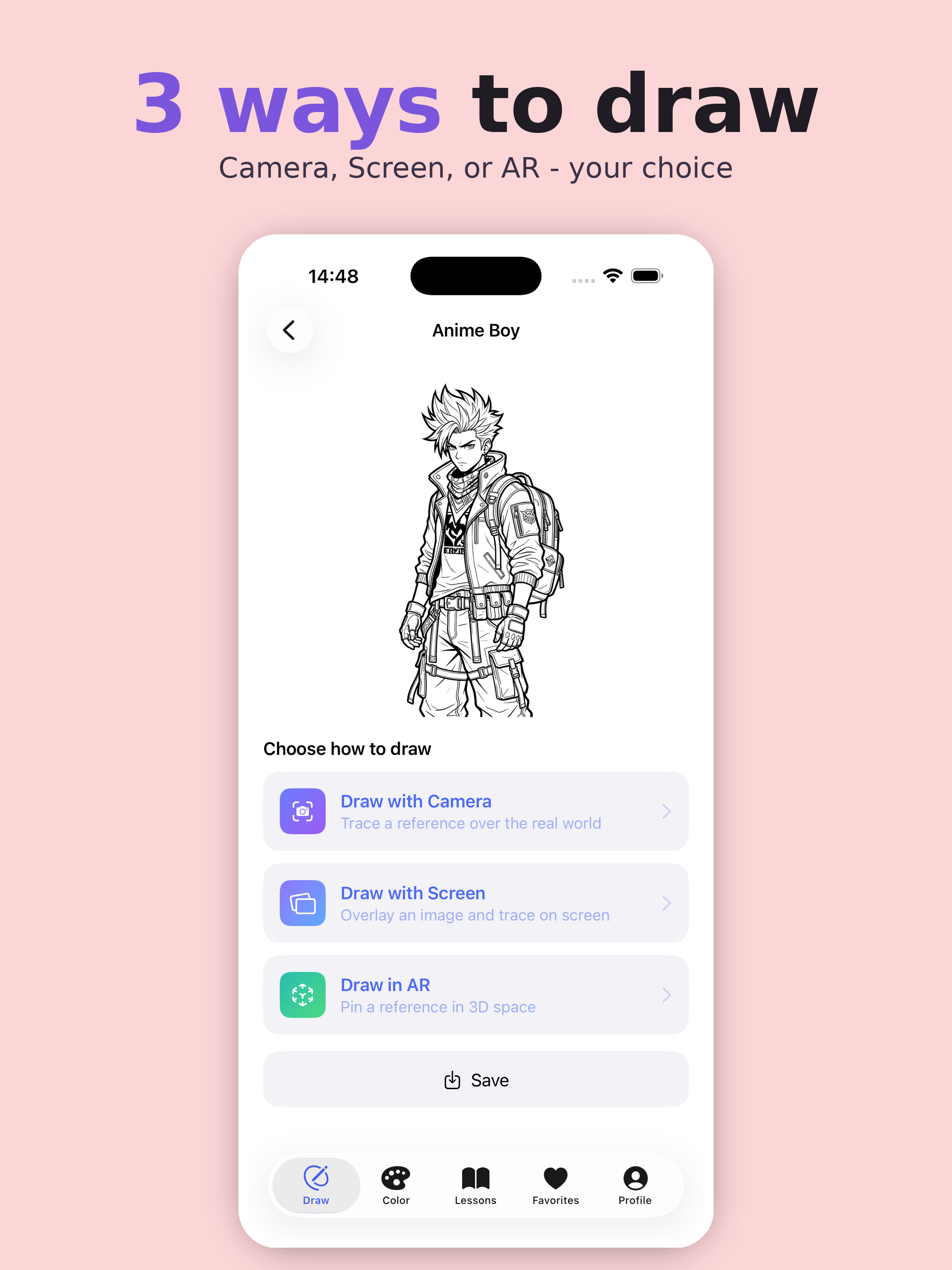 AR Draw: Trace Anime Sketch