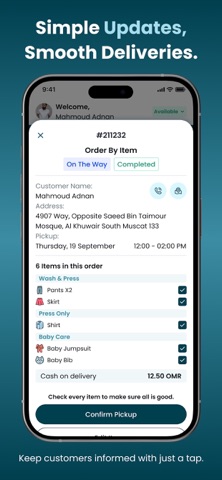 Laundrify Driver screenshot
