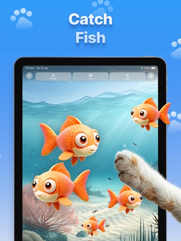 Fish Game for Cats iPad screenshot