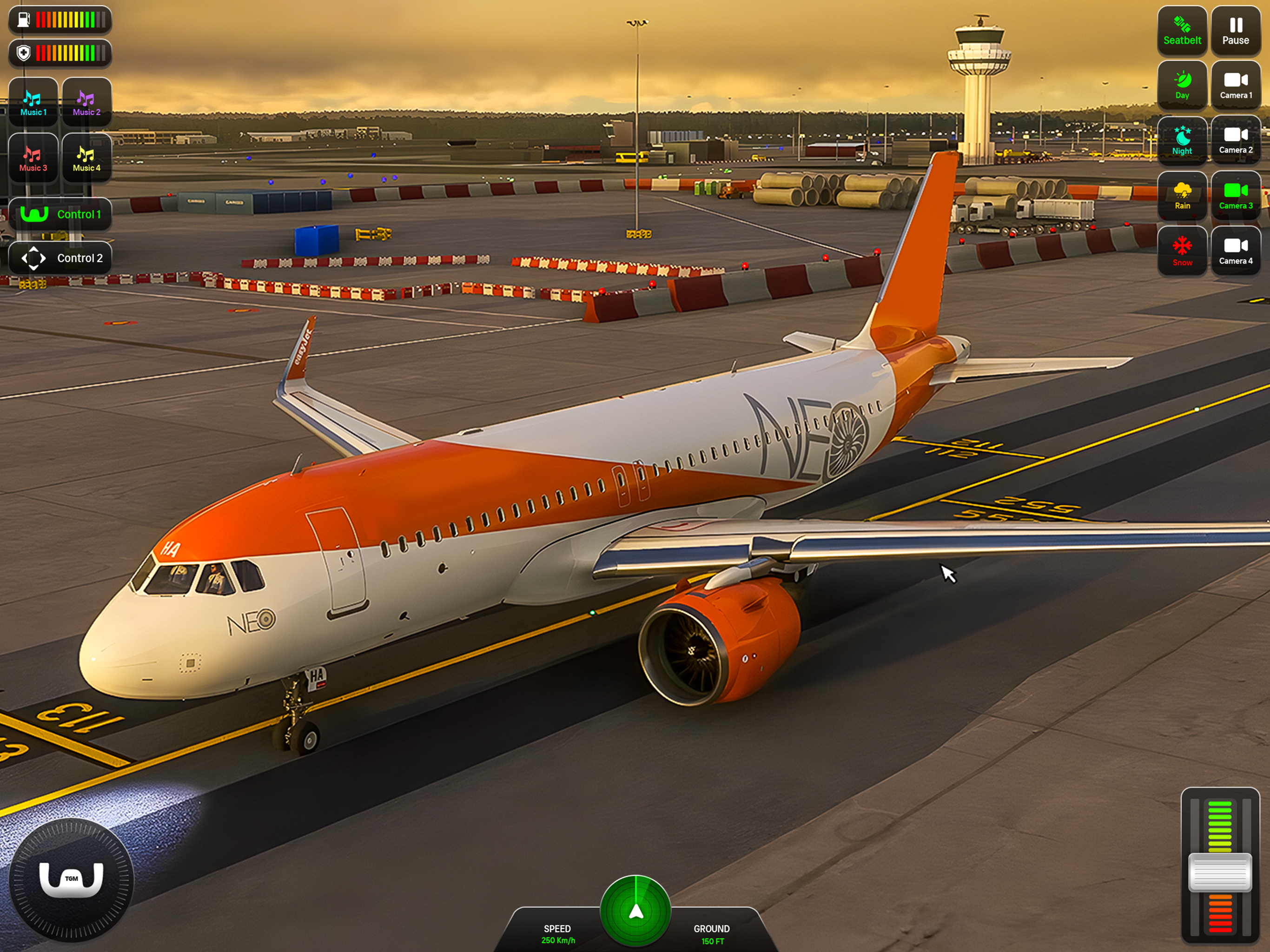 Airplane Fly Simulator Game 3D screenshot 11