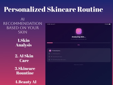 AI Skin Health Scanner iPad screenshot