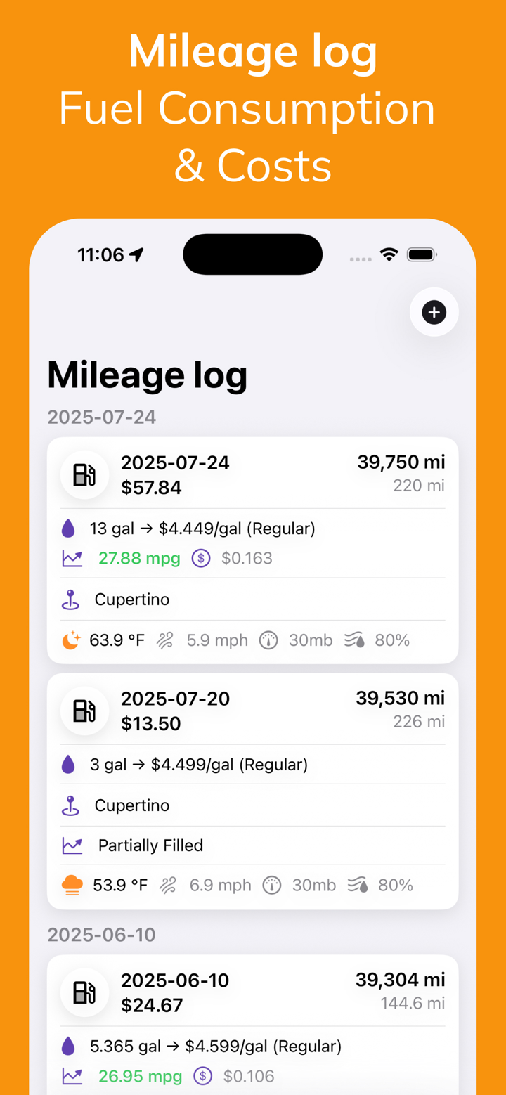 Fuelio: Gas Log & MPG Tracker screenshot 3