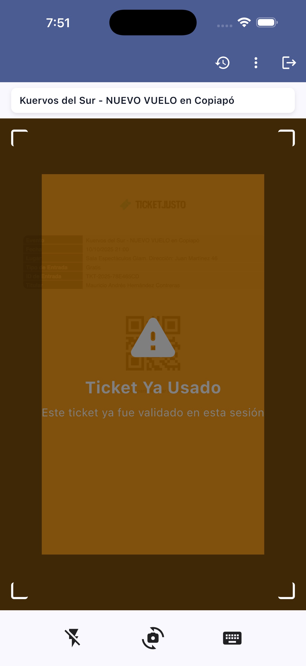 Screenshot 4 of TicketJusto Validación