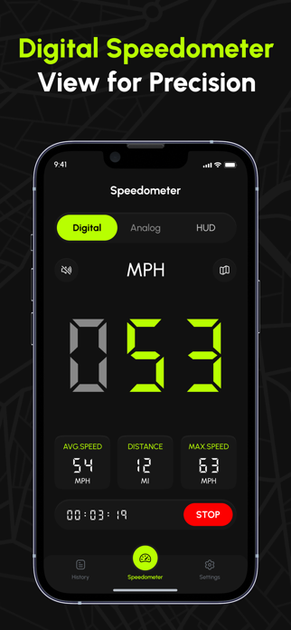 Speedometer: GРS Speed Tracker Screenshot 2 of 6
