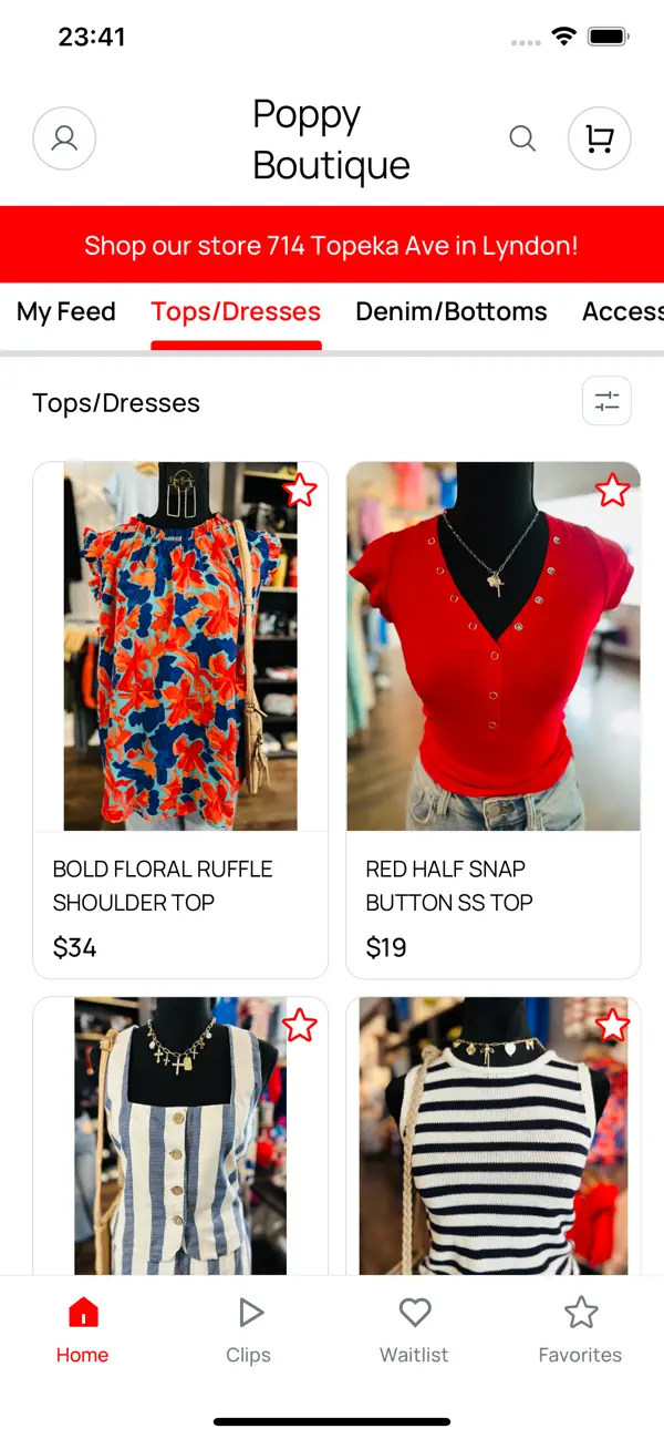 Screenshot #1 pour Poppy Boutique