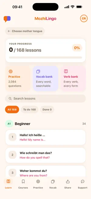 MozhiLingo screenshot 2