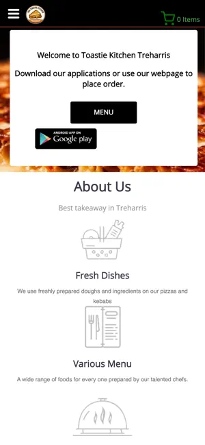 Toastie Kitchen Treharris screenshot 1