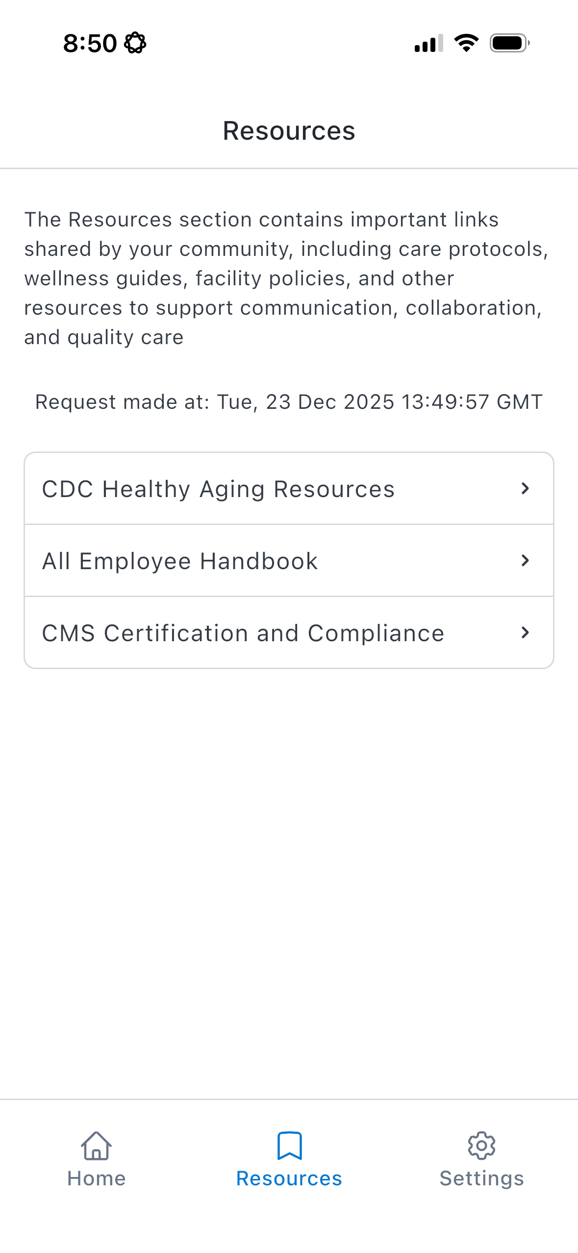 Carefeed Employee App