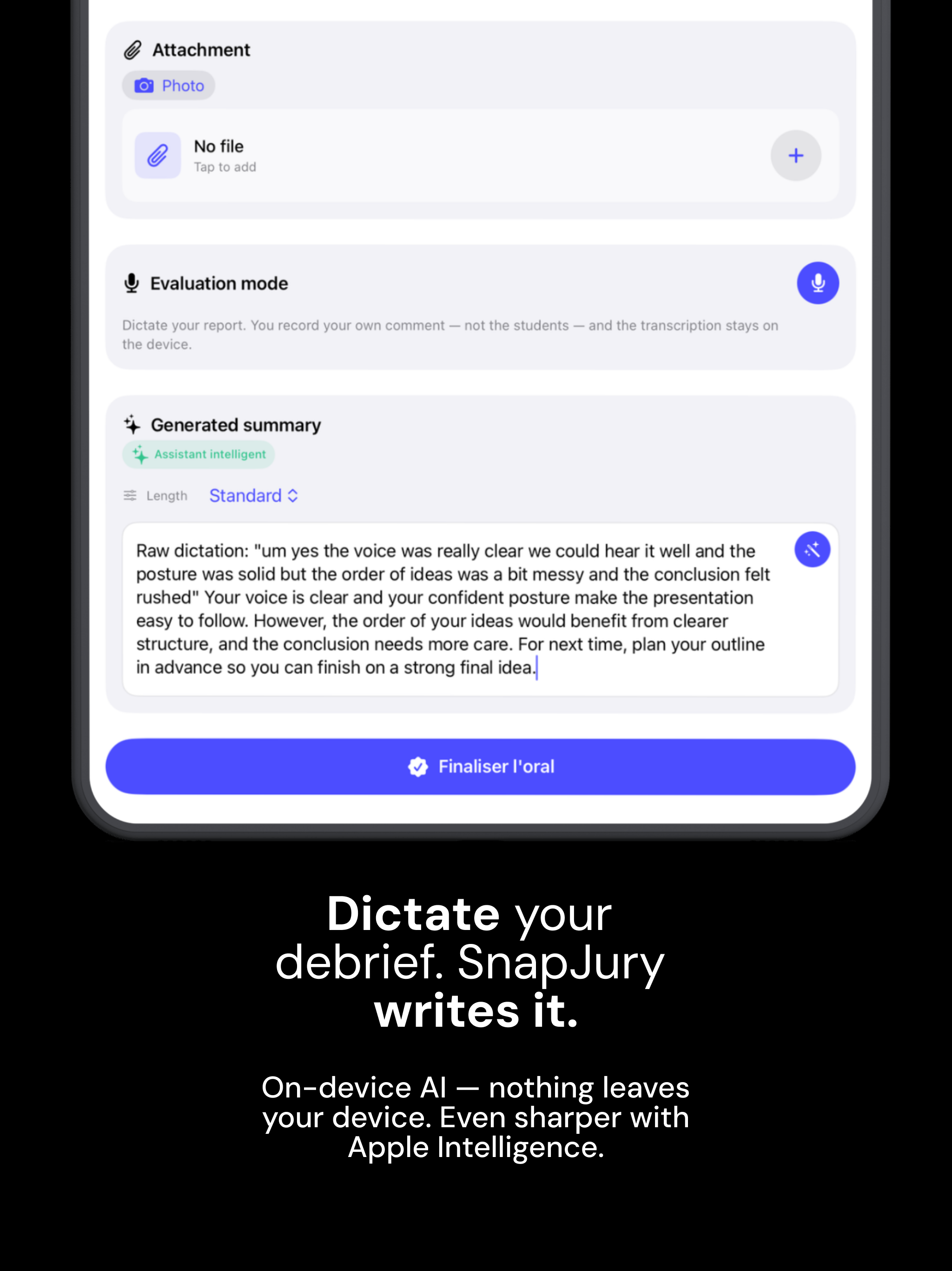 SnapJury – Oral Assessment screenshot 11