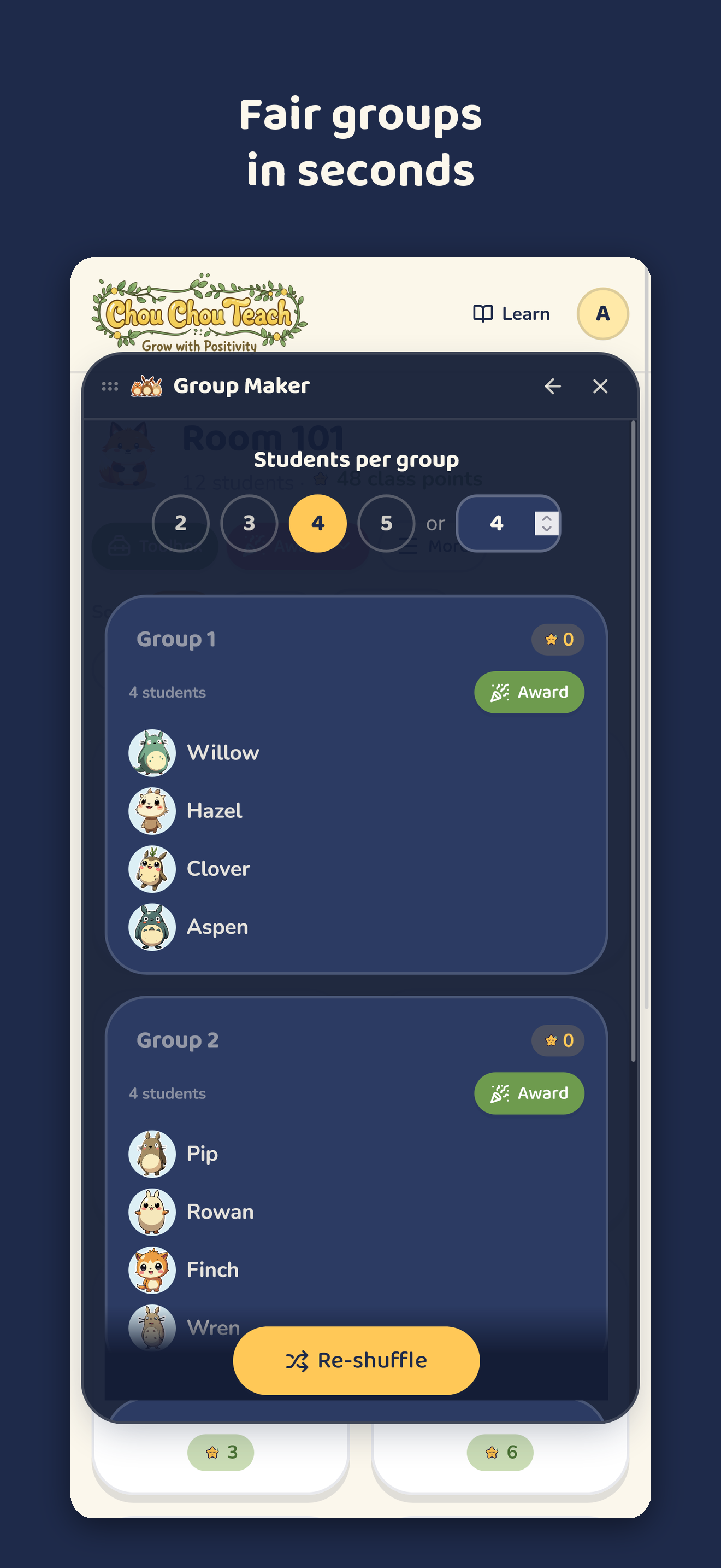 Chou Chou Teach: Class Points screenshot 5
