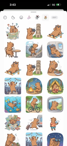 Funny Tourist Stickers screenshot