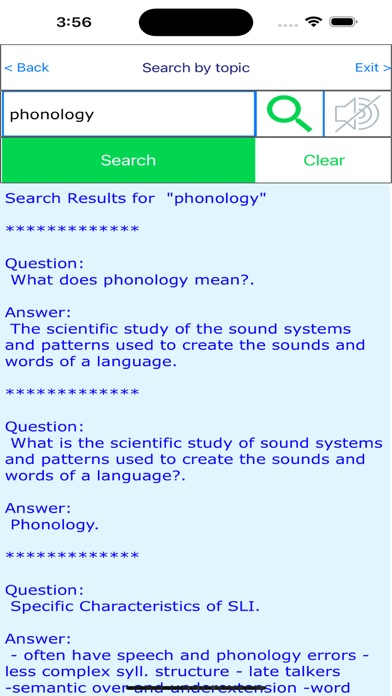 Praxis SLP Practice Test Q&A Screenshot