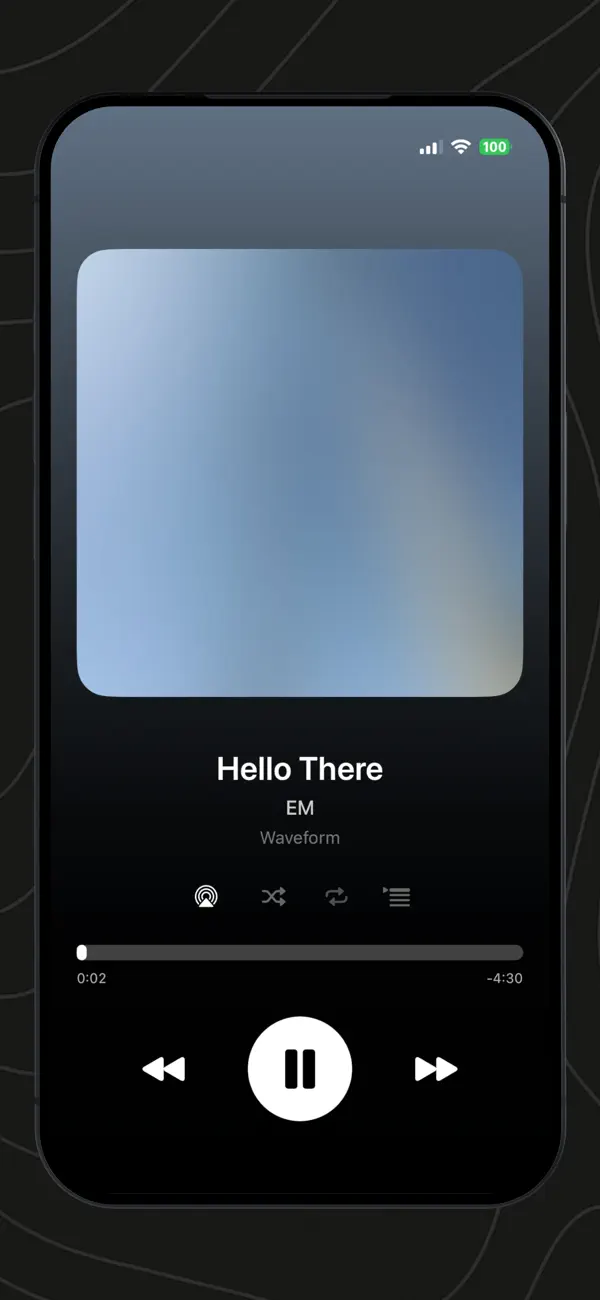 #3. Waveform (iOS) De: Evan Mourmouras