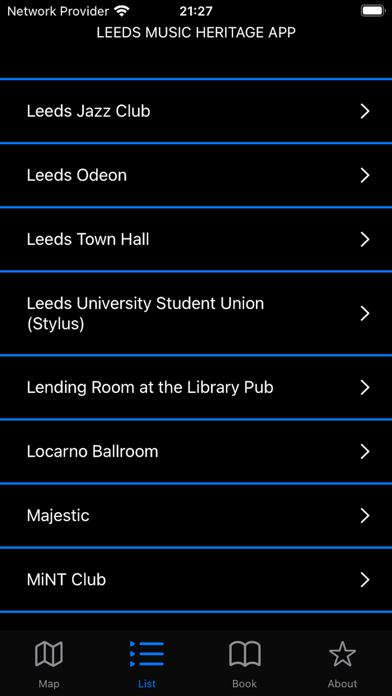Leeds Music Heritage Screenshot