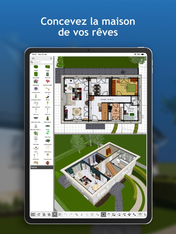 Screenshot #4 pour Sweet Home 3D: Deco Maison