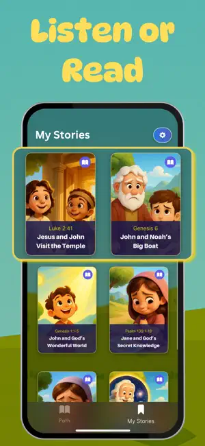Bible Stories for Kids - BibiQ screenshot 4