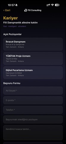 FIX Danışmanlık screenshot