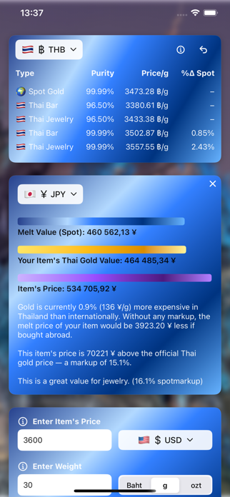 True Thai Gold Screenshot 2 of 3
