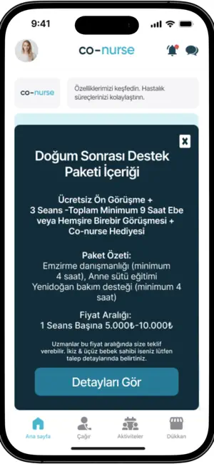 Co-nurse screenshot 2