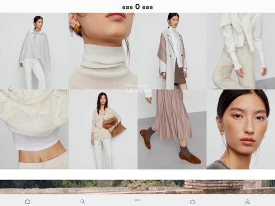 eseOese iPad screenshot 1 - Shopping app