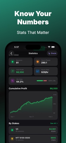 PokerLog: Tracker & Bankroll screenshot