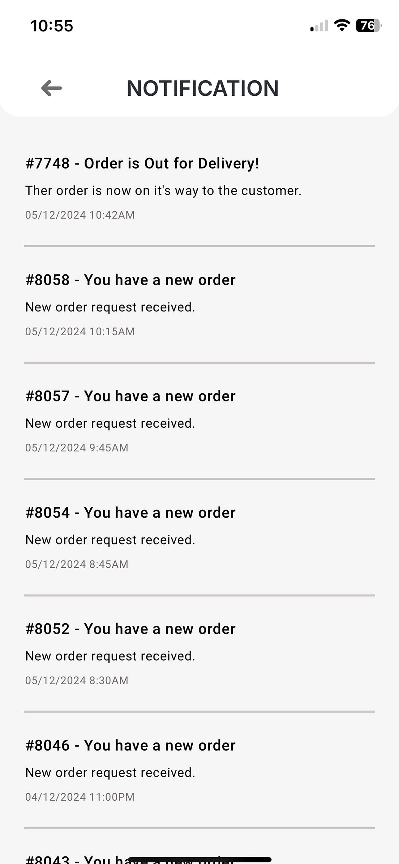 Delivery Manager App screenshot 4