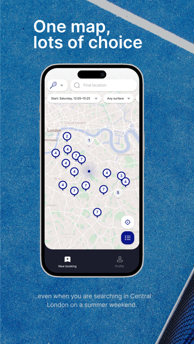 Tiebreak: Find available court Screenshot