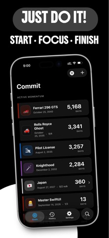 COMMIT: Dream Goal Planner Screenshot 1 of 5