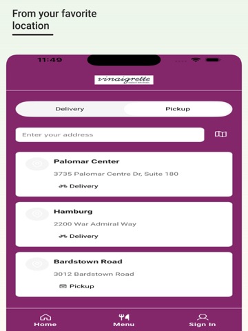Vinaigrette Salad Kitchen App iPad screenshot