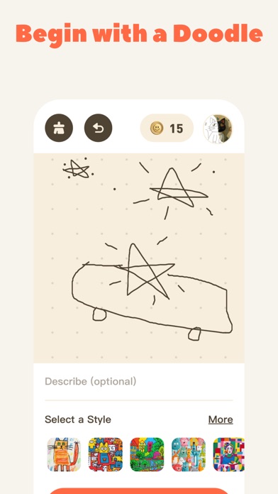 DoodleMagic - Lines to Art Screenshot