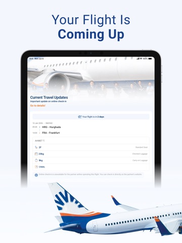 SunExpress Airlines iPad screenshot 2