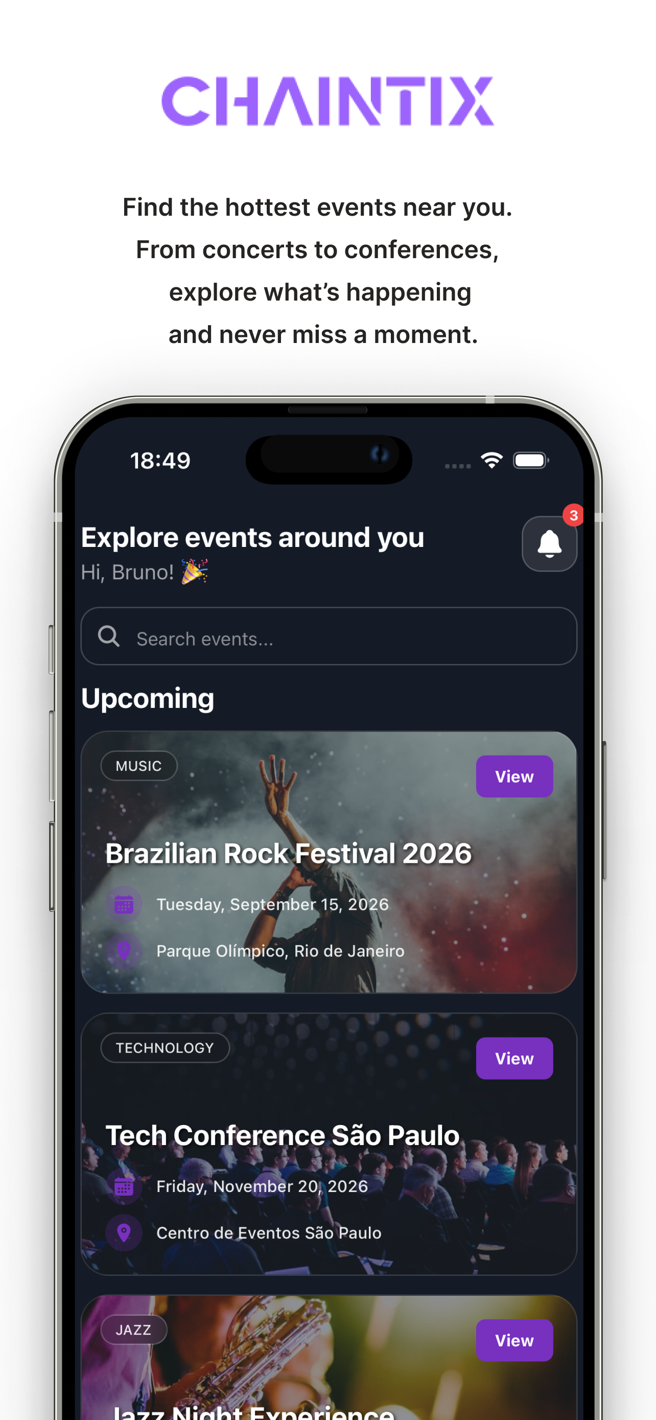 Chaintix - Event Tickets
