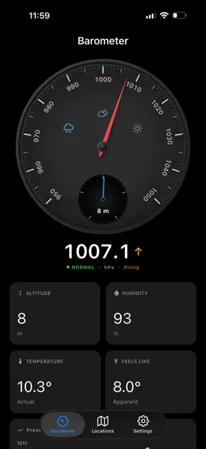 Barometer & Altimeter Pro screenshot 2