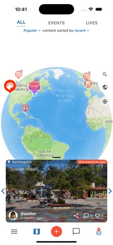 Hereabout App screenshot